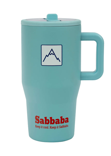 Sabbaba כוס תרמית 20oz תכלת (כ־600 מ״ל)