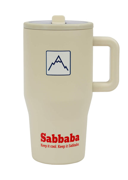 Sabbaba כוס תרמית 20oz וניל (כ־600 מ״ל)