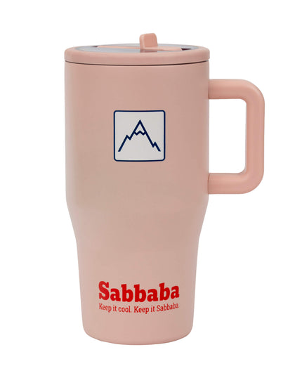 Sabbaba כוס תרמית 20oz ורוד (כ־600 מ״ל)