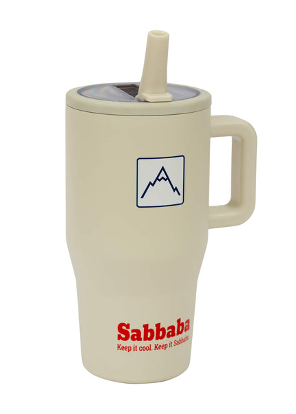 Sabbaba כוס תרמית 20oz וניל (כ־600 מ״ל)