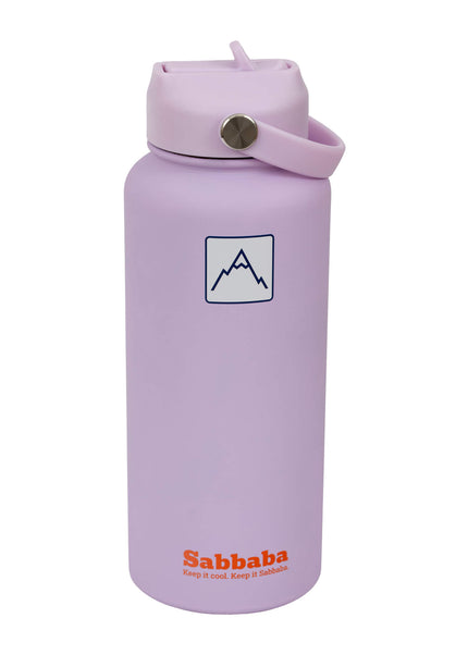 Sabbaba בקבוק 1000 מ״ל לבנדר עם ציפוי קרמי פנימי