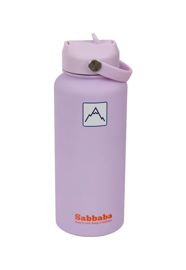 Sabbaba בקבוק 1000 מ״ל לבנדר עם ציפוי קרמי פנימי