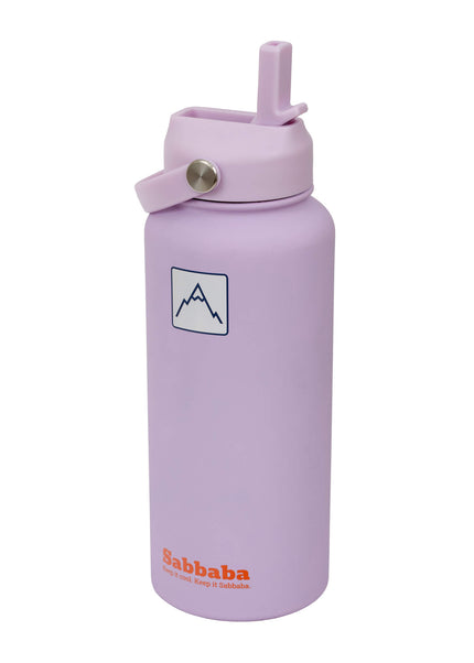Sabbaba בקבוק 1000 מ״ל לבנדר עם ציפוי קרמי פנימי