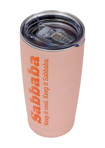 כוס קפה קר Sabbaba ורוד (590 מ״ל)