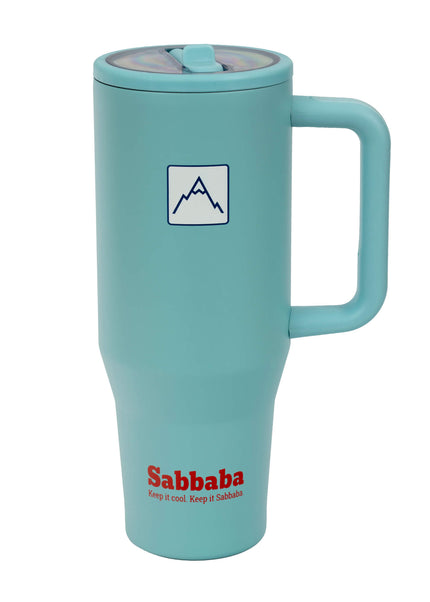 Sabbaba כוס תרמית 40oz תכלת (כ־1200 מ״ל)