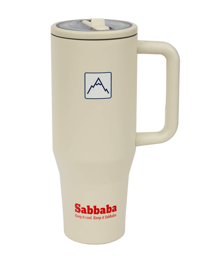 Sabbaba כוס תרמית 40oz וניל (כ־1200 מ״ל)