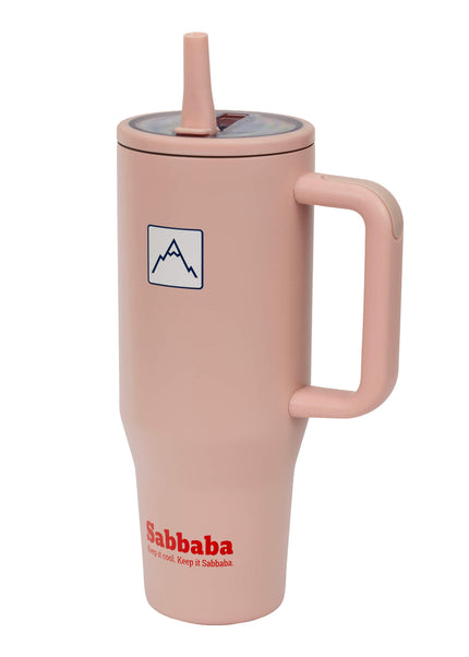 Sabbaba כוס תרמית 40oz ורוד (כ־1200 מ״ל)
