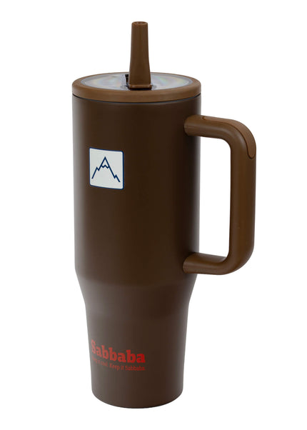 Sabbaba כוס תרמית 40oz חום (כ־1200 מ״ל)