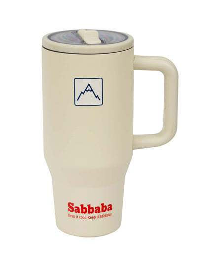 Sabbaba כוס תרמית 30oz וניל (כ־900 מ״ל)