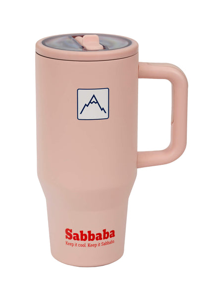 Sabbaba כוס תרמית 30oz ורוד (כ־900 מ״ל)
