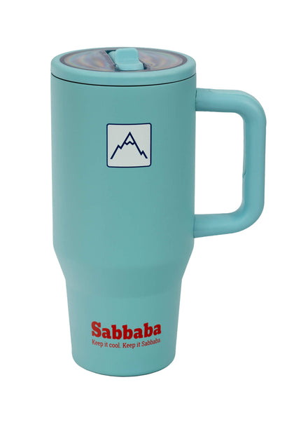 Sabbaba כוס תרמית 30oz תכלת (כ־900 מ״ל)