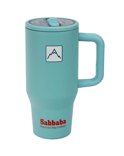 Sabbaba כוס תרמית 30oz תכלת (כ־900 מ״ל)