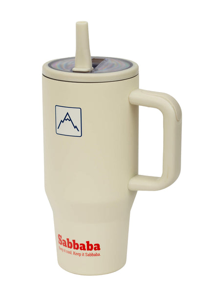 Sabbaba כוס תרמית 30oz וניל (כ־900 מ״ל)
