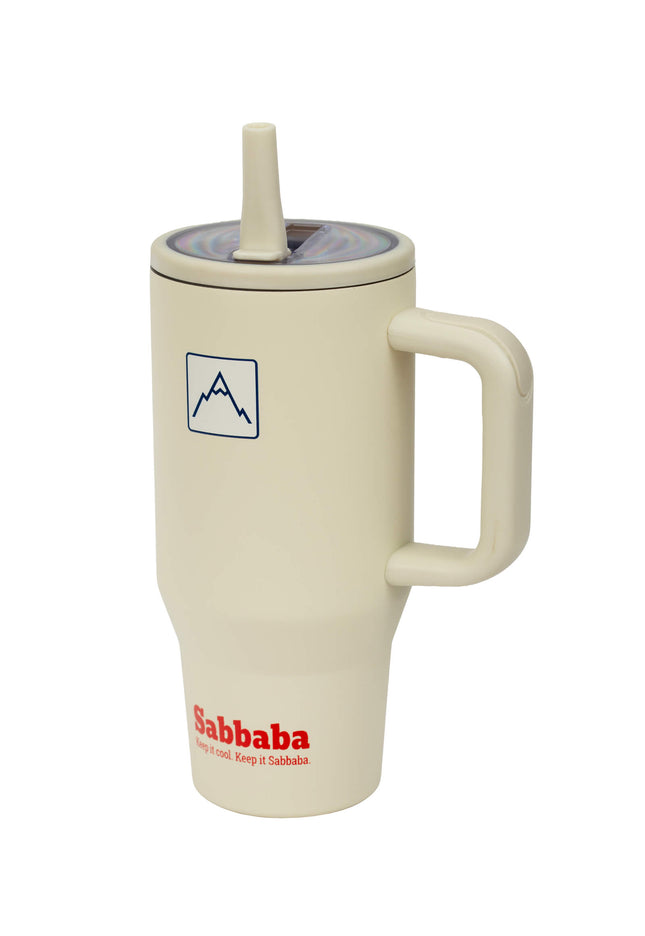 Sabbaba כוס תרמית 30oz וניל (כ־900 מ״ל)