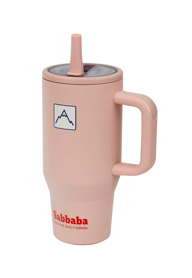 Sabbaba כוס תרמית 30oz ורוד (כ־900 מ״ל)
