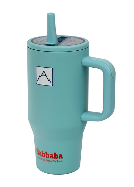 Sabbaba כוס תרמית 30oz תכלת (כ־900 מ״ל)