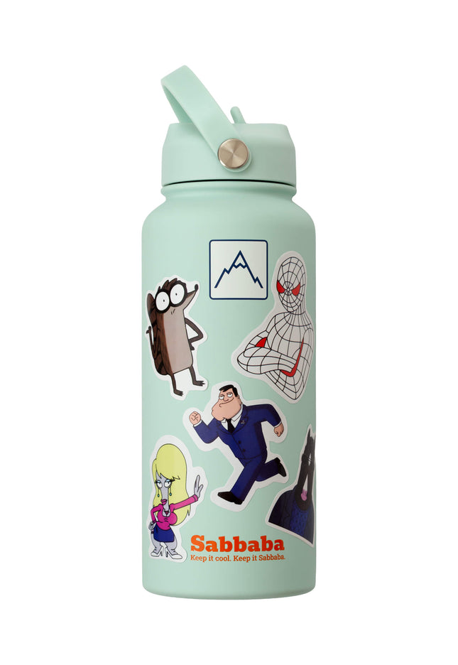 Sabbaba מדבקות Cartoons סט מדבקות