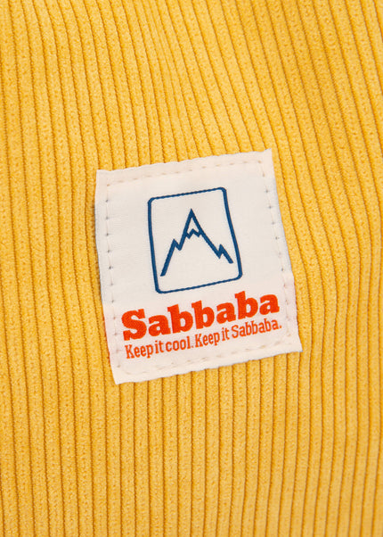 Sabbaba תיק קורדרוי צהוב מנגו