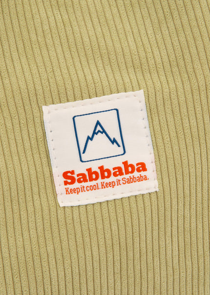 Sabbaba תיק קורדרוי ירוק פיסטוק